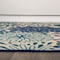 World Rug Gallery Modern Floral Circles Flatweave Indoor/Outdoor Runner Rug 2'x7' Blue 9015BLUE2X7 - alternate 2